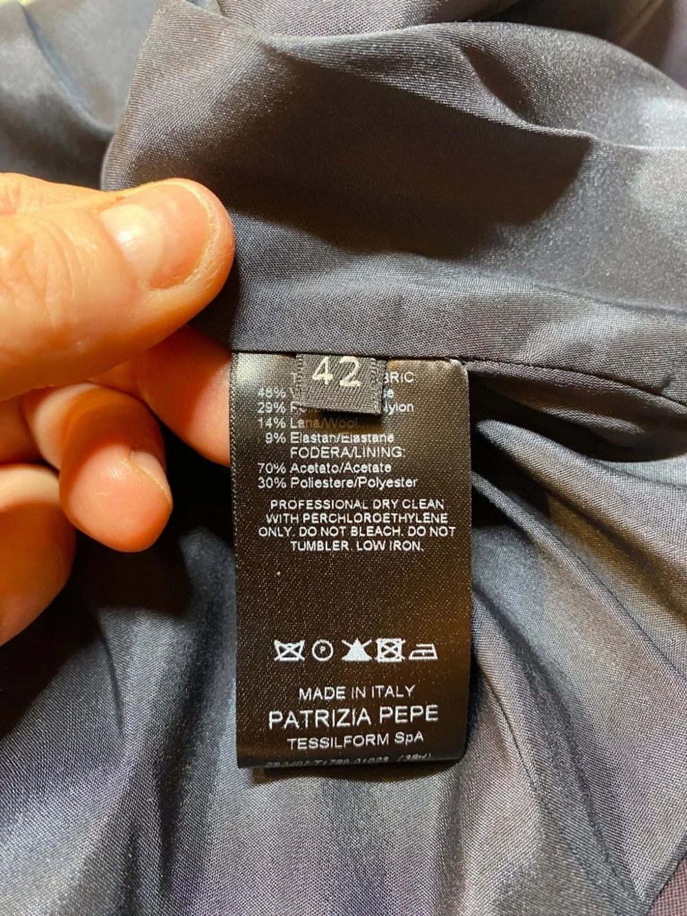 BNWT Archival Patrizia Pepe SERA Y2K Two Piece Skirt Suit Set Mesh Sleeves 42